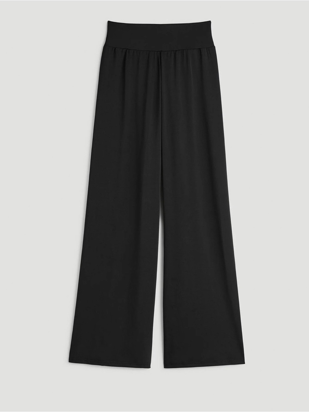 American Tall Pull-On Breezy Wide-Leg Pants in Black Size XL Tall (16-18)